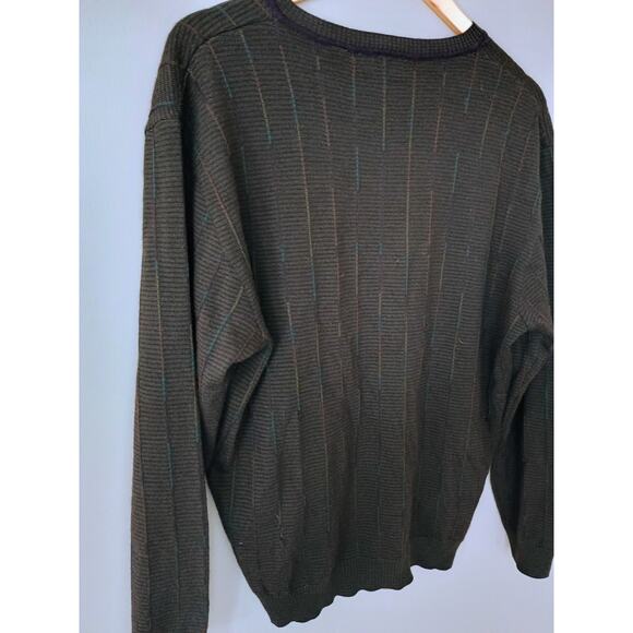 Lenor Romano v-neck sweater 100% extra fine merino wool quiet luxury minimalist - Picture 10 of 11